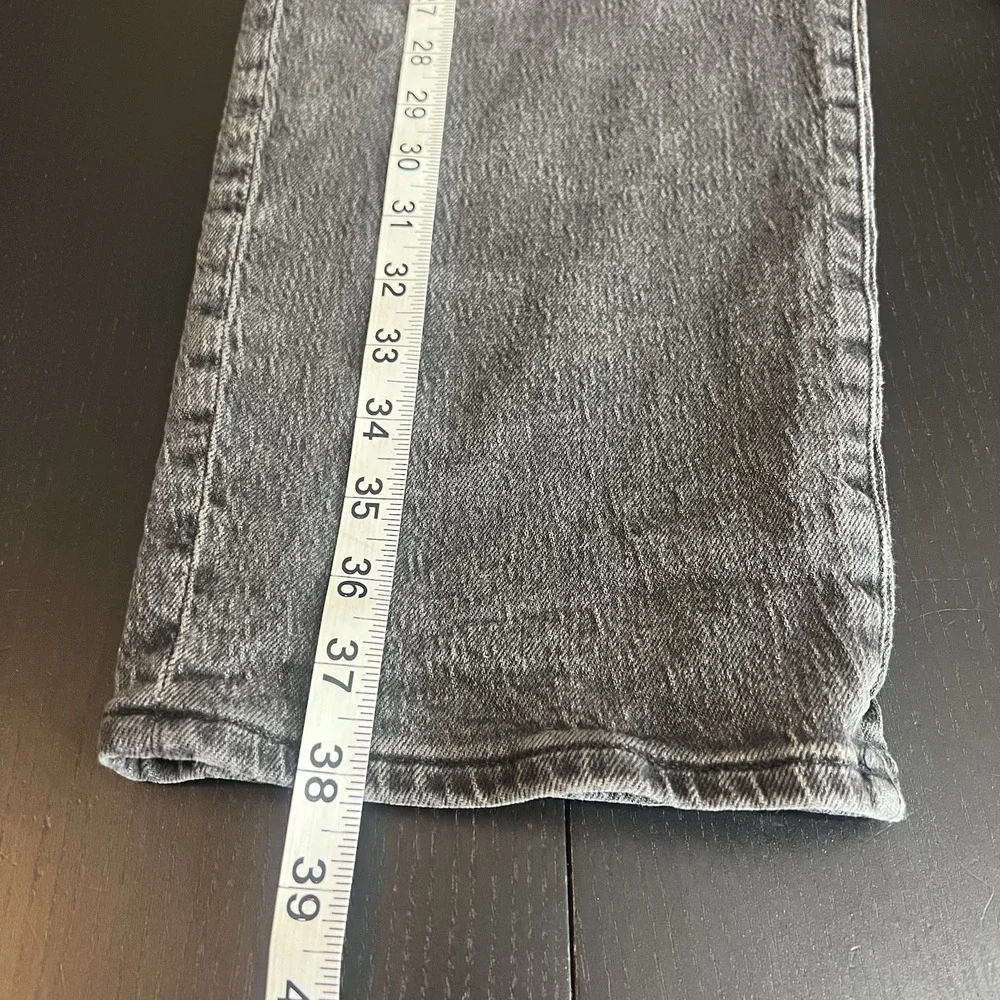Madewell The Curvy‎ Perfect Vintage Jean Size 33 Gray Straight Leg Stretch